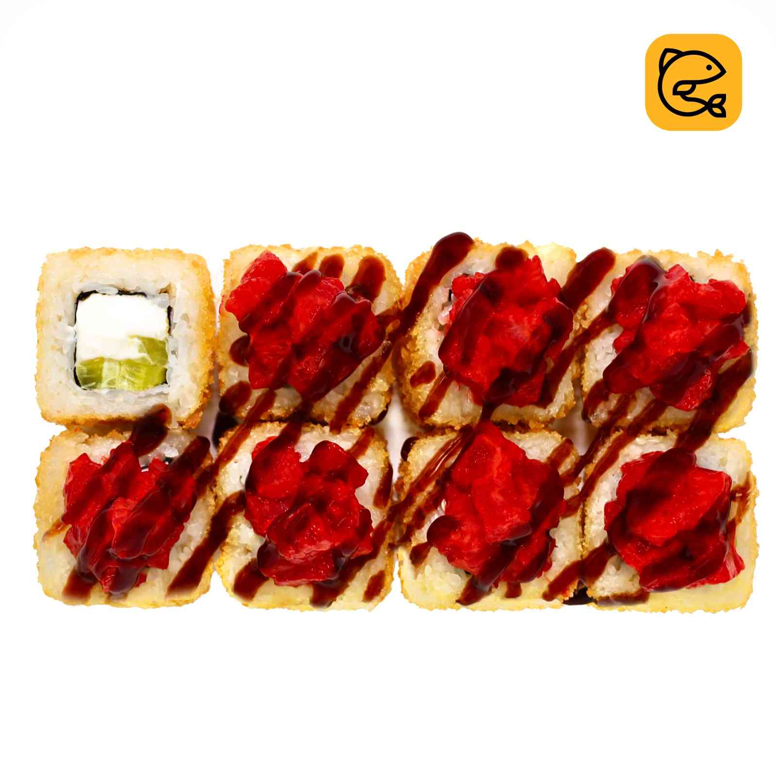 Темпура ролл с розовым тунцом